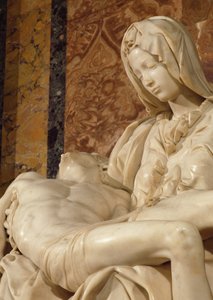 Pieta，1498-99（大理石）